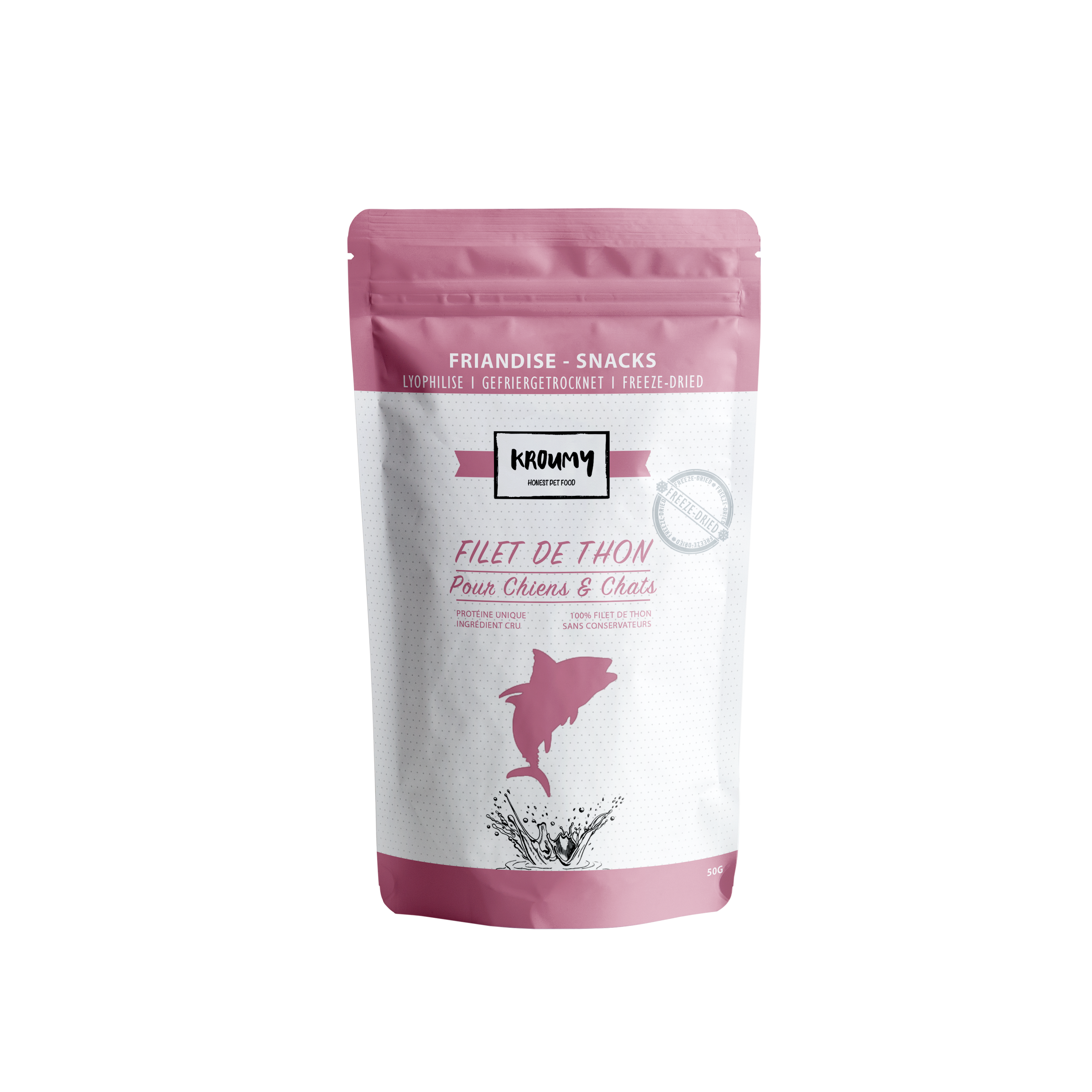 Natural dog treats tuna fillet snacks